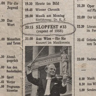 Slopfest #33 (1959): Same Waltzes, Now on Television